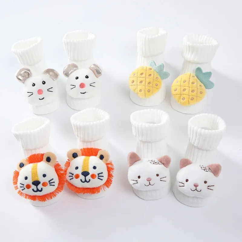 0-12 Month Character Socks
