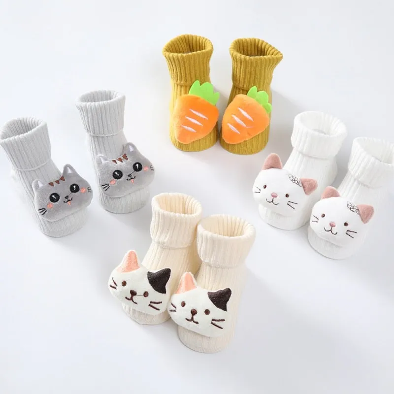 0-12 Month Character Socks