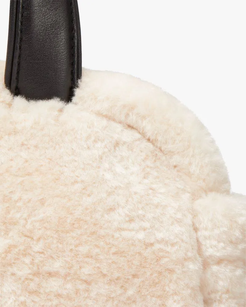 APRES CHIC FAUX SHEARLING SATCHEL