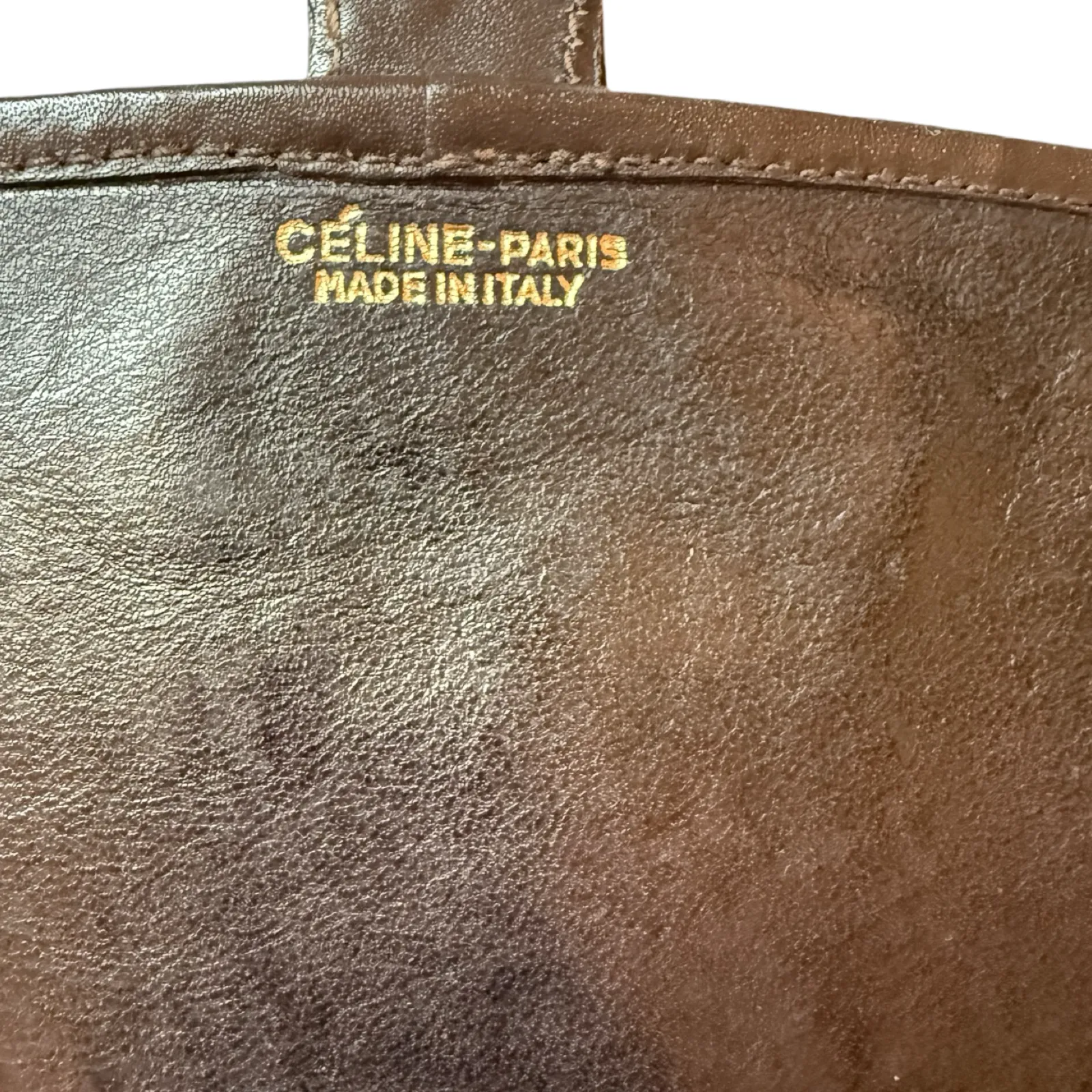 Celine Vintage Suede Macadam Clutch