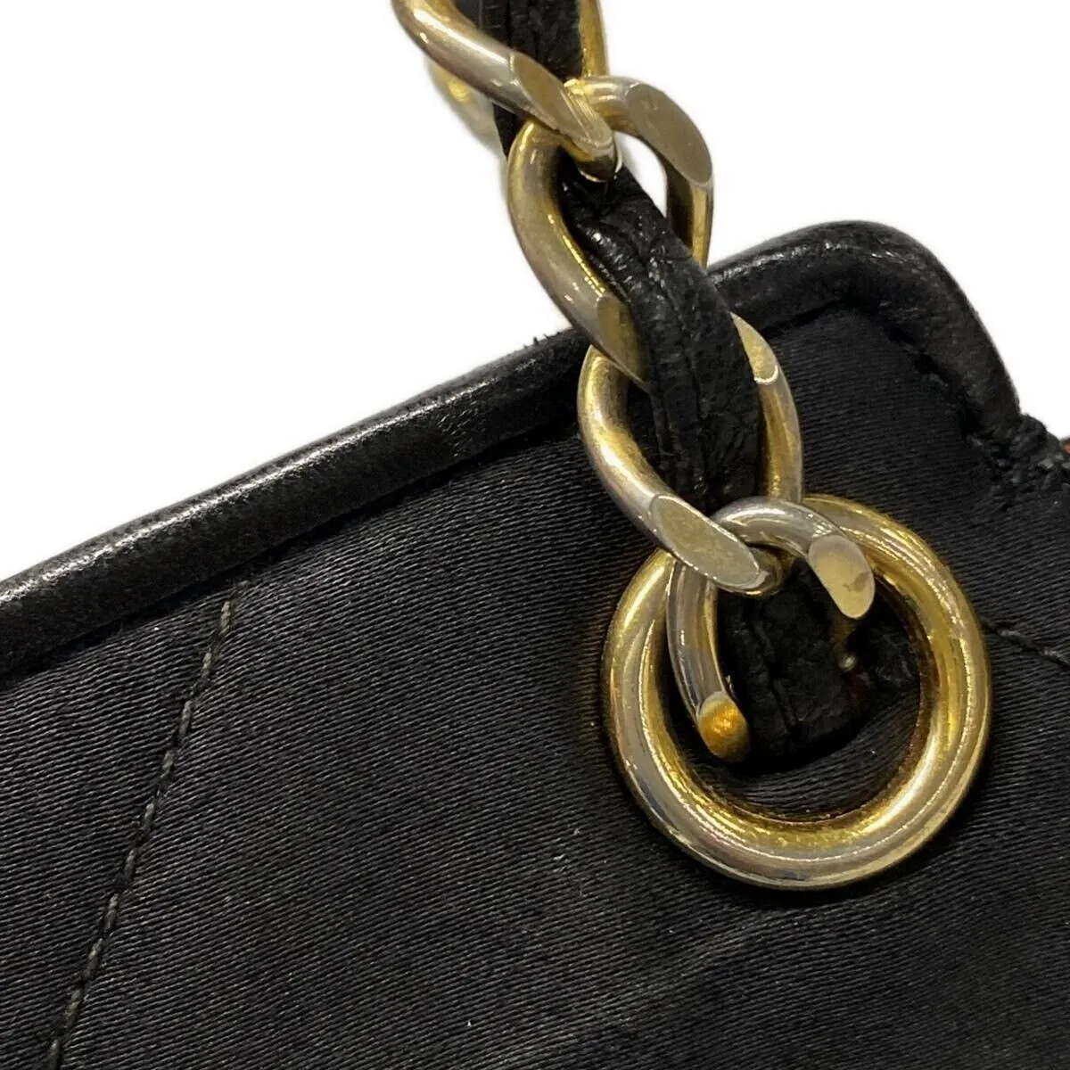 Chanel - Black Gold Satin Hardware