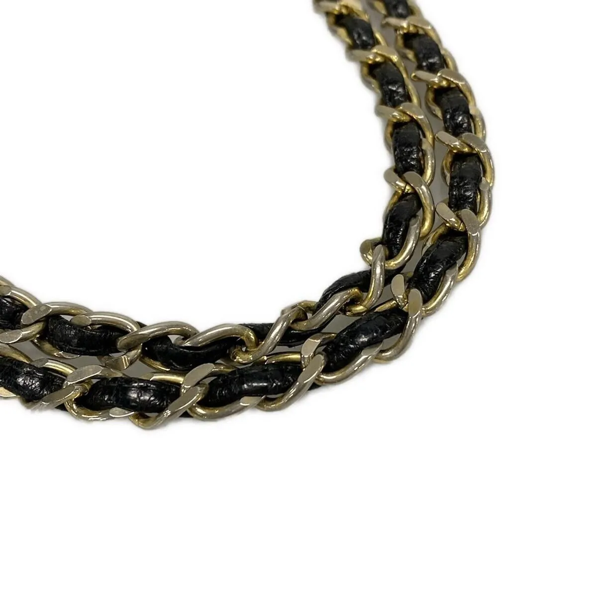Chanel - Black Gold Satin Hardware