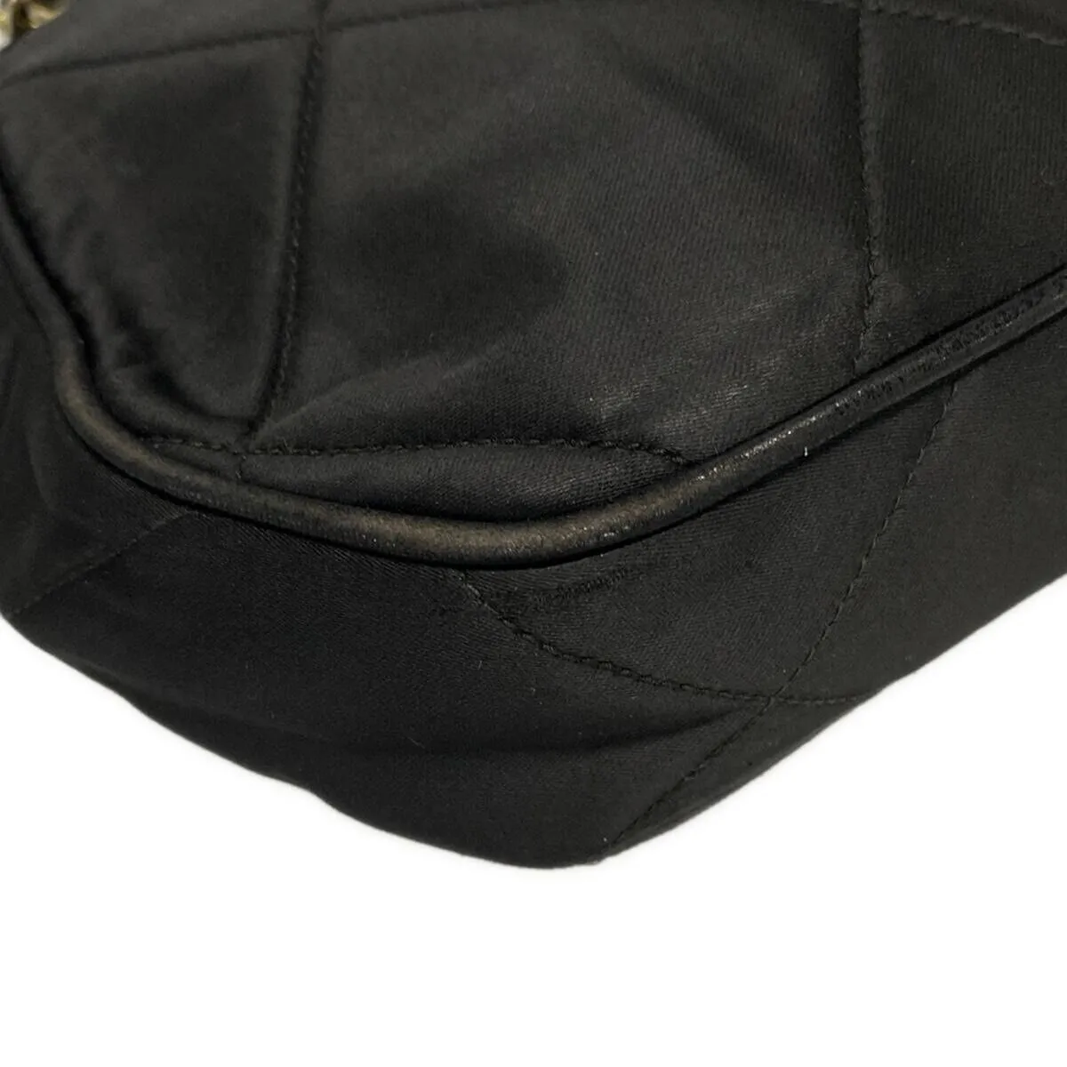 Chanel - Black Gold Satin Hardware
