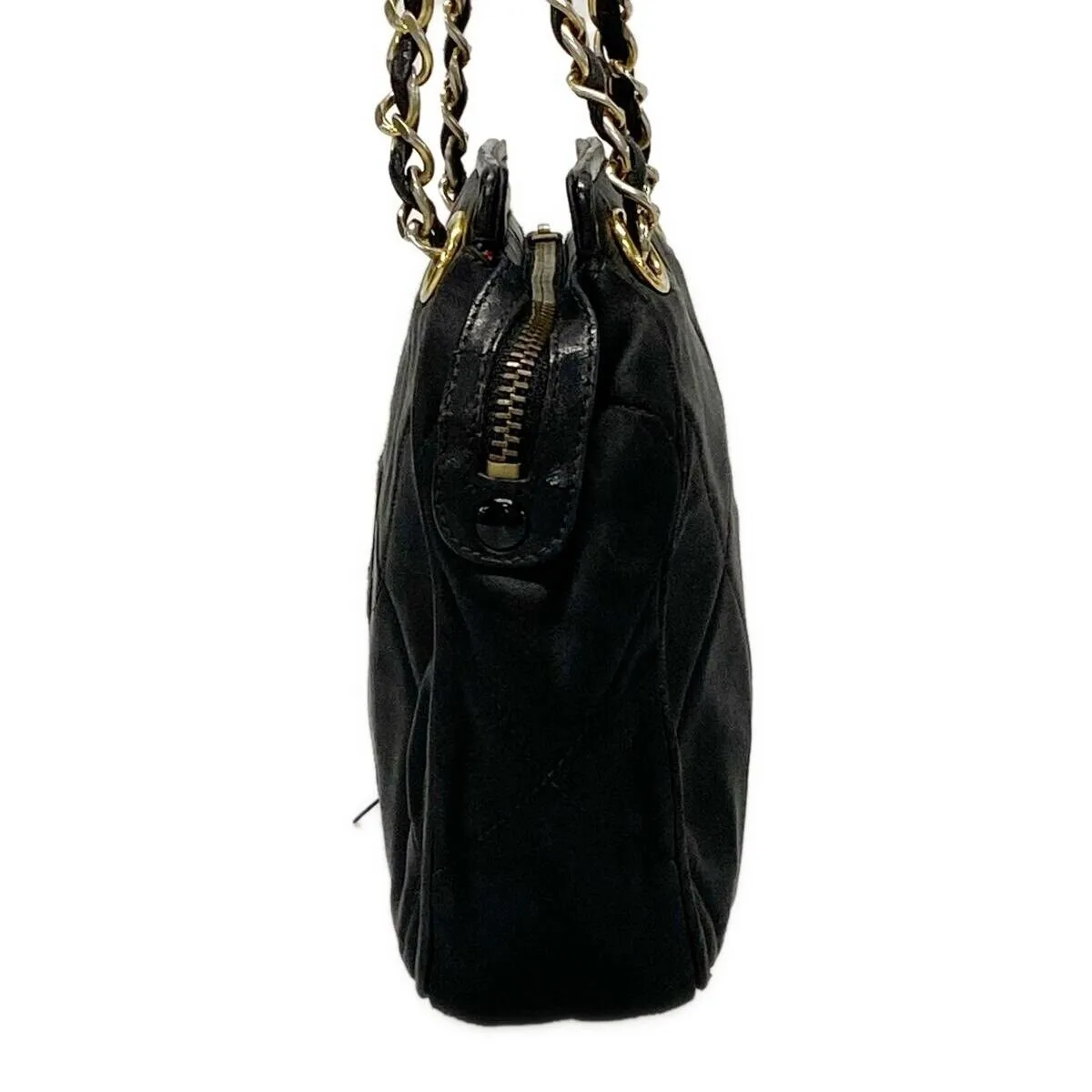 Chanel - Black Gold Satin Hardware