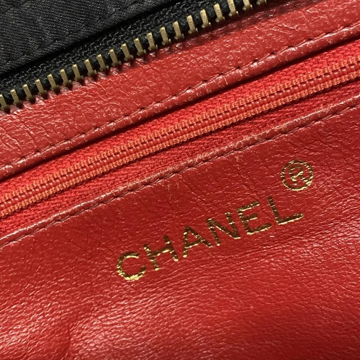 Chanel - Black Gold Satin Hardware
