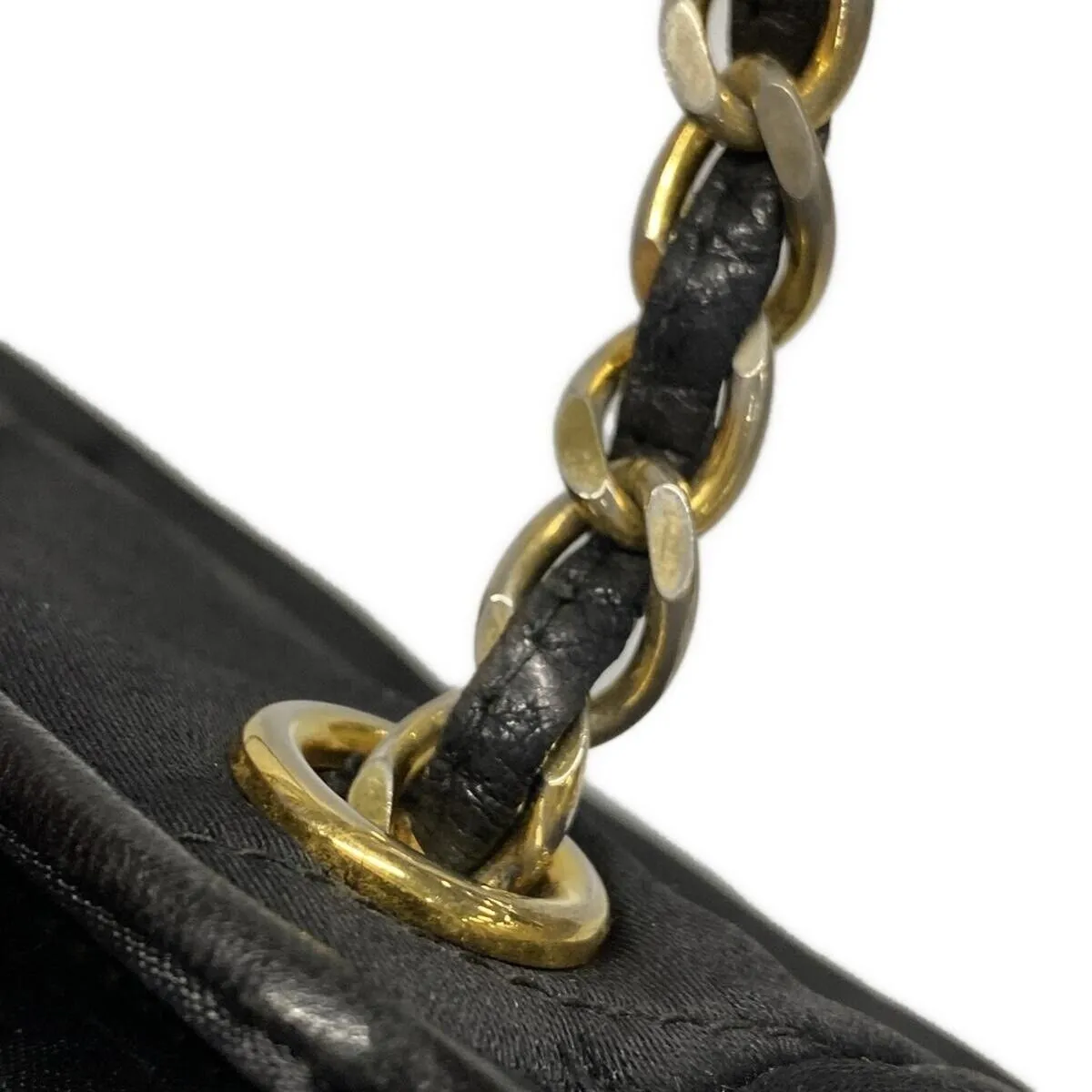 Chanel - Black Gold Satin Hardware