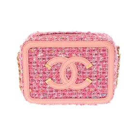 Chanel Cc Figley Mini Chainshoulder Pink