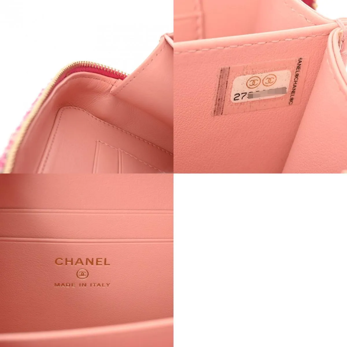 Chanel Cc Figley Mini Chainshoulder Pink