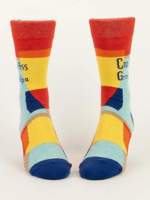 Cool-Ass Grandpa Men's Crew Socks