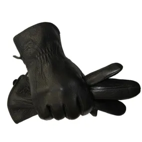 Deer skin leather gloves