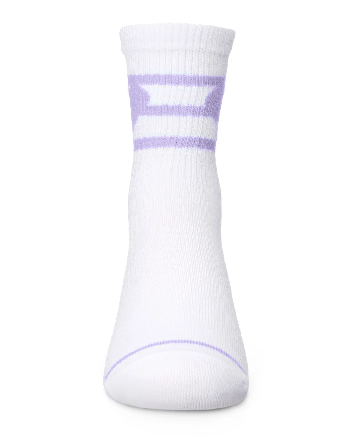 Girls Sweetheart Cotton Blend Crew Socks
