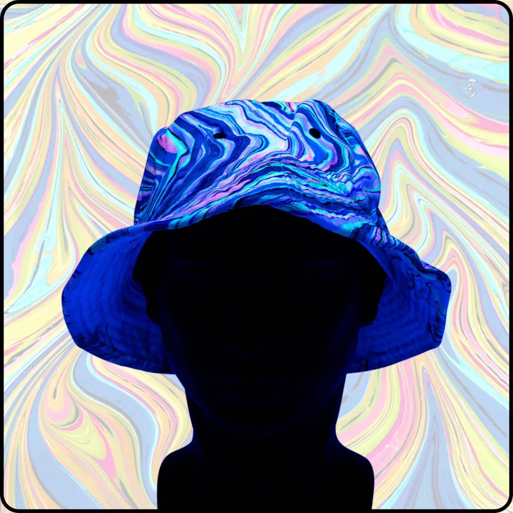 Icy Haute UV Hydro-Dipped Bucket Hat