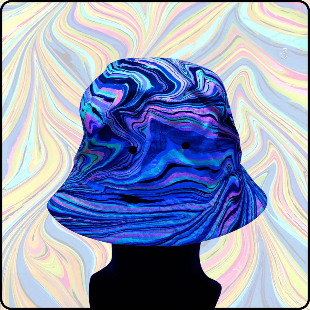 Icy Haute UV Hydro-Dipped Bucket Hat