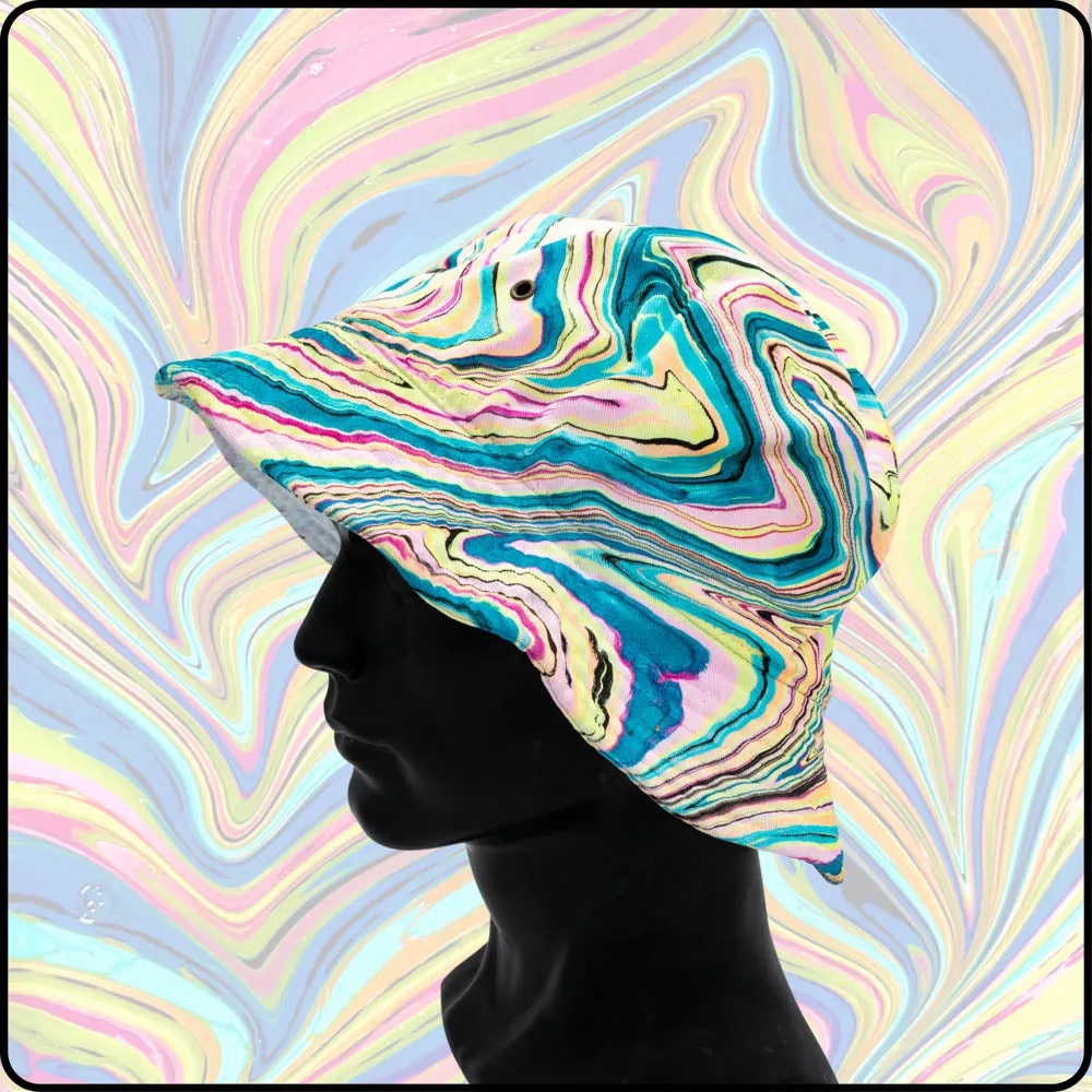 Icy Haute UV Hydro-Dipped Bucket Hat