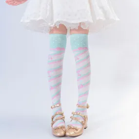 Kawaii Candy Color Lolita Knee Socks