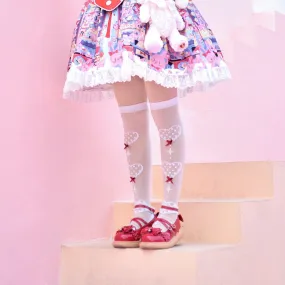 Lolita Heats Bows Knee Socks