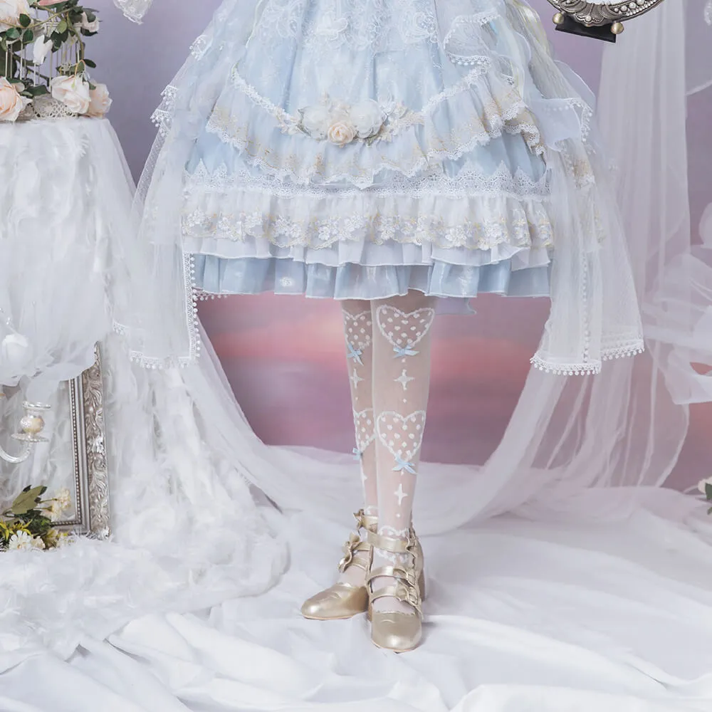 Lolita Heats Bows Knee Socks