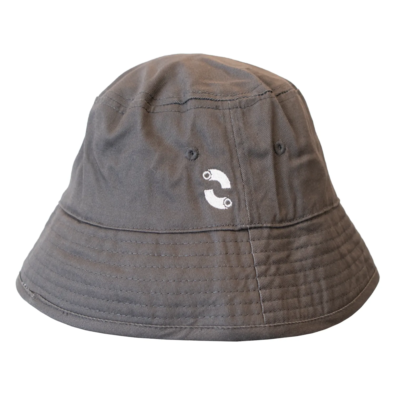 Omnitau Team Sports Organic Cotton Bucket Hat - Grey