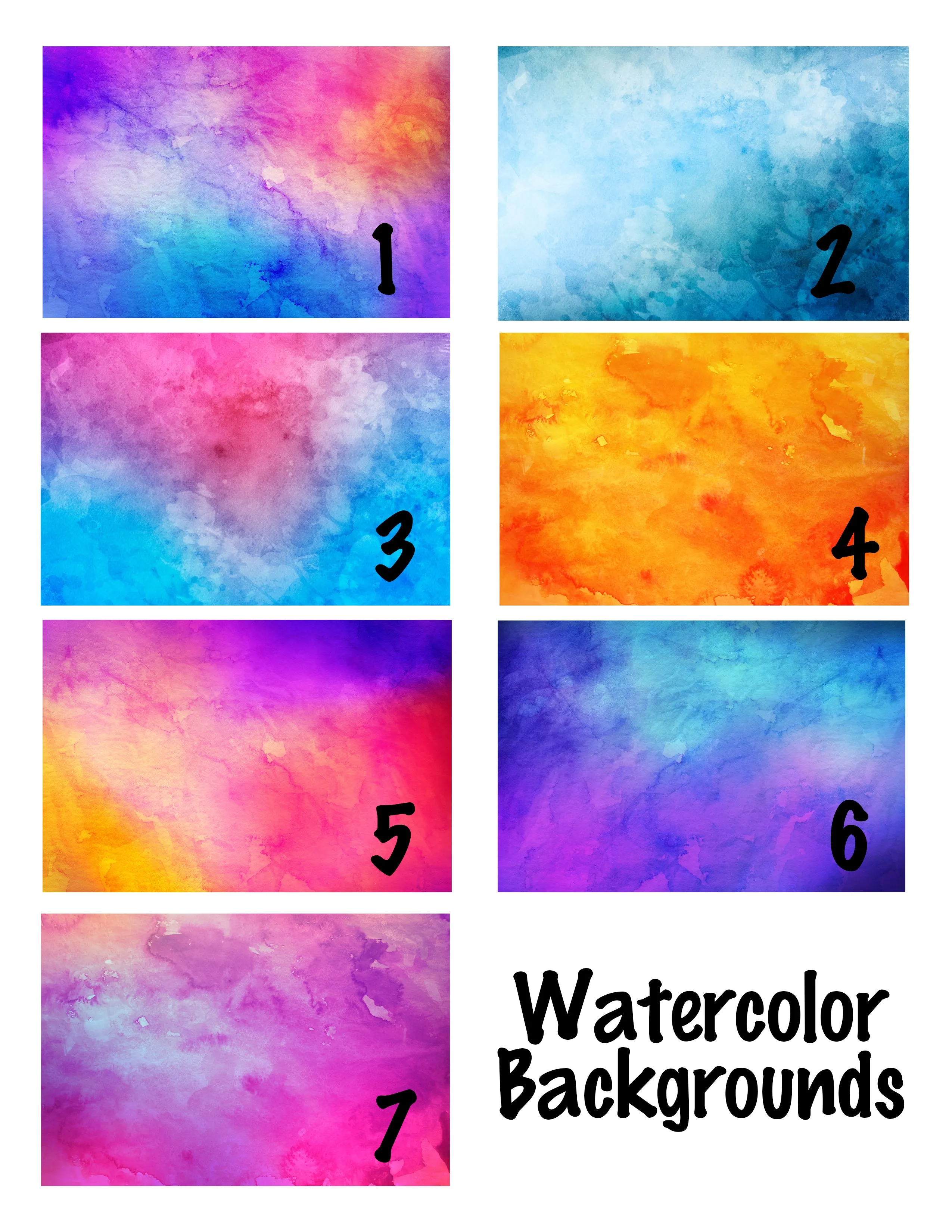 Personalized Cheer Bow Knee High Socks - Watercolor Background