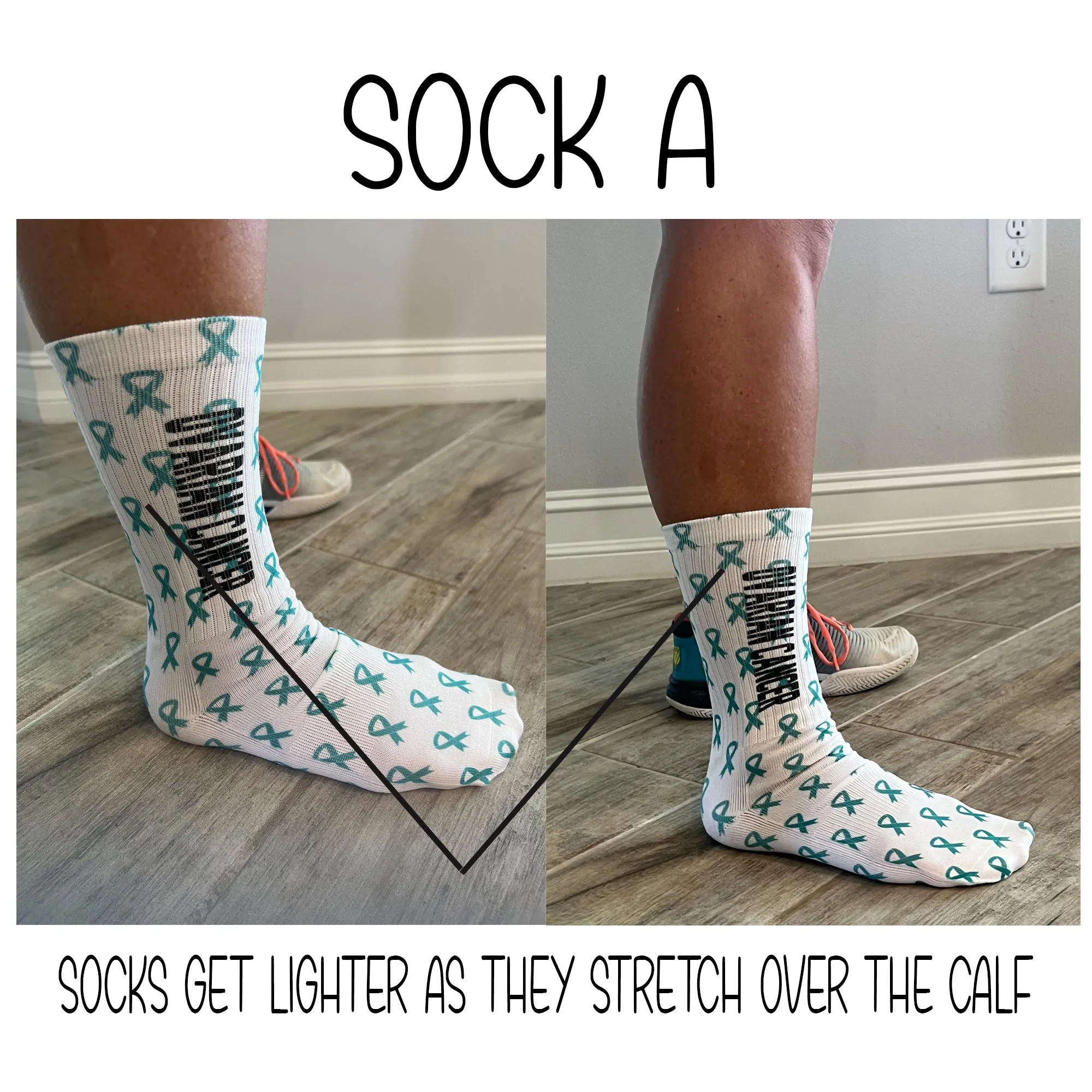 Personalized Cheerleader Crew Socks