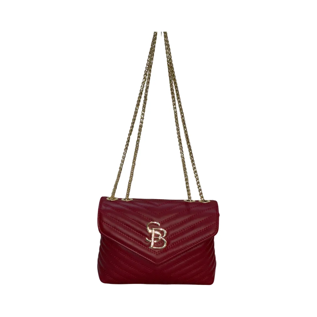 Sara Burglar Leather Crossbody Bag