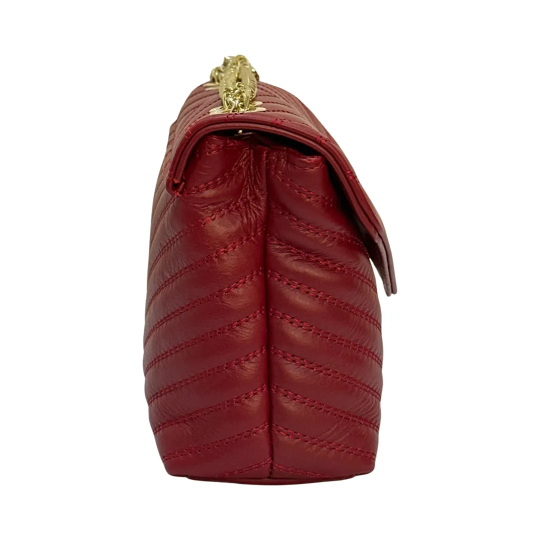 Sara Burglar Leather Crossbody Bag