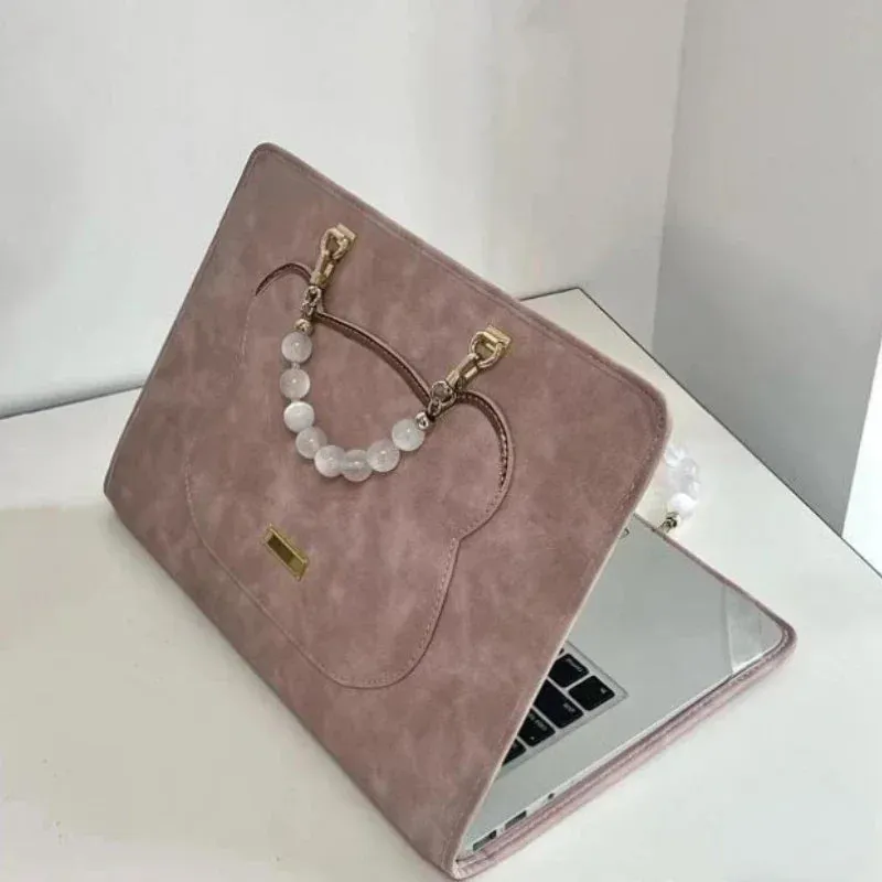UAKISS  -  Japanese Sweet All Match Y2k Top-Handle Bags Korean Chic Casual Kawaii Women Handbags Girls Fashion Ins Cute Chain Laptop Case