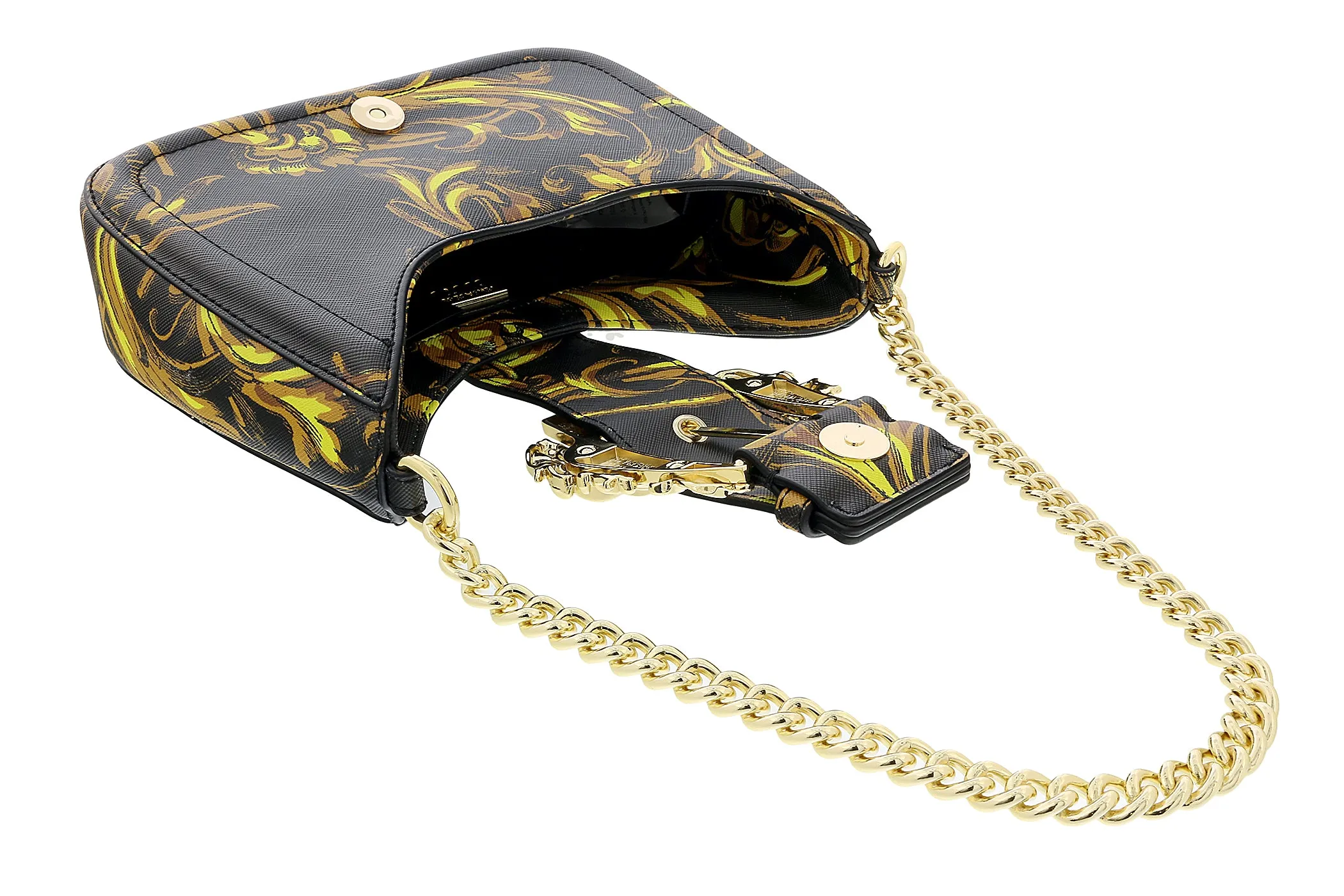 Versace Jeans Couture Black/Gold  Small Boho Baroque Shoulder Bag
